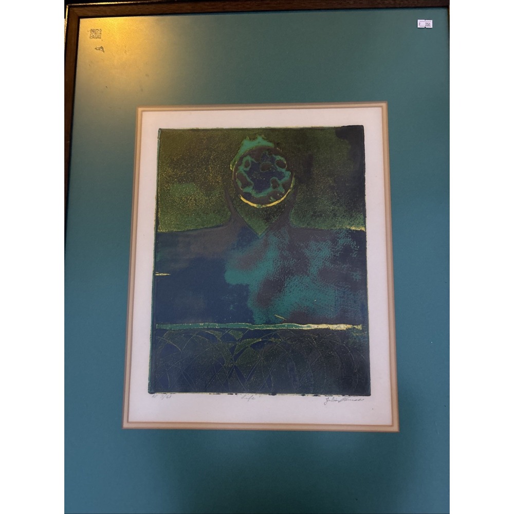 Art Painting Titled Life Signed Julian Al 3/68